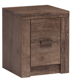 Szafka nocna mała z półką 42 cm INDIANAPOLIS I24 JESION CIEMNY.