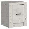Szafka nocna mała z półką 42 cm INDIANAPOLIS I24 BIAŁY KRAFT.