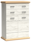 [ARCHIWUM] Komoda z dwiema szafkami i szufladami 129 cm KORA K6