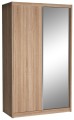 LORA szafa dwudrzwiowa,przesuwna  DĄB SONOMA L.