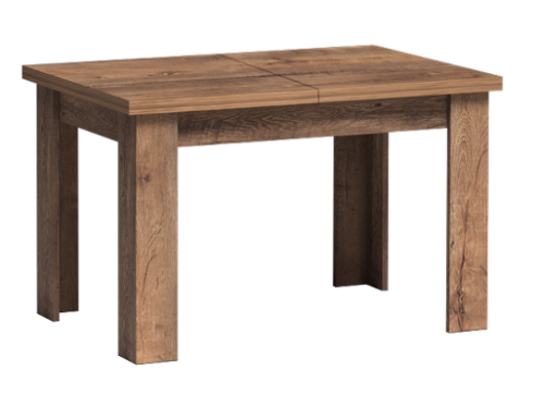 Mały stół rozkładany do jadalni 120x80 cm- dąb starling.