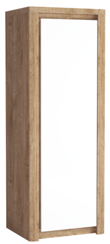 Szafa wąska słupek z drążkiem 70 cm LIVINIO L2.