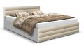 Łóżko beżowe AVI