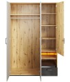 Szafa garderoba do pokoju młodzieżowego loft meble QUBIC