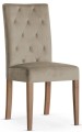 Krzesło drewniane beżowe ORLANDO tkanina PAROS 3