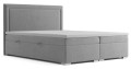 Łóżko dwuosobowe do sypialni typu boxspring z zagłówkiem M.V. 2217.