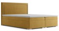 Łóżko dwuosobowe do sypialni typu boxspring z zagłówkiem  M.V 2215.