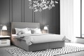 Łóżko dwuosobowe do sypialni typu boxspring z zagłówkiem M.V 2240.
