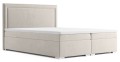 Łóżko dwuosobowe do sypialni typu boxspring z zagłówkiem QUATRO.