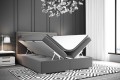 Łóżko dwuosobowe do sypialni typu boxspring z zagłówkiem M.V 2240.