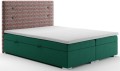 Łóżko typu boxspring z guzikami do sypialni GINA.