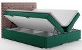 Łóżko typu boxspring z guzikami do sypialni GINA.