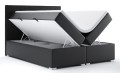 Łóżko boxspring z przekładanymi na wezgłowiu szalami ELIZA Madryt 9100.
