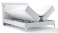 Łóżko kontynentalne typu boxspring do sypialni z miękkim, pikowanym zagłówkiem MOLI Madryt 920.