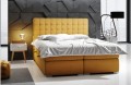 Łóżko kontynentalne typu boxspring pikowany guzikami do nowoczesnej sypialni KARLI M.V 2215