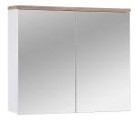 Szafka wisząca z lustrem 80 cm BALI WHITE 841