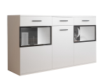 [ARCHIWUM] Nowoczesna komoda biały mat 156 cm BLUS (LED)