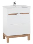 Szafka pod umywalkę 60 cm  BALI WHITE 820