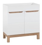 Szafka pod umywalkę 80 cm  BALI WHITE 821