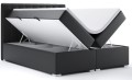 Łóżko boxspring z przeszywanym zagłówkiem RALI Madryt 9100.