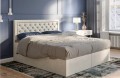 Łóżko typu boxspring z pikowanym wezgłowiem BLOM Magic Velvet 2256.