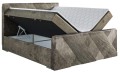 Łóżko boxspring z przekładanymi szalami GRANT Magic Velvet 2209.