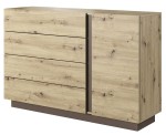 Komoda z szufladami do sypialni ARNO 138 cm