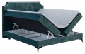 Łóżko kontynentalne typu boxspring z ćwierkami  Magic Velvet 2221.
