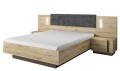 Łóżko małżeńskie ze stolikami ARNO