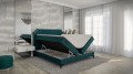 Łóżko kontynentalne typu boxspring z ćwierkami  Magic Velvet 2221.