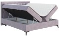 Łóżko kontynentalne typu boxspring z pikowanym zagłówkiem LIZA Magic Velvet 2249.