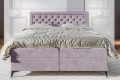 Łóżko kontynentalne typu boxspring z pikowanym zagłówkiem LIZA Magic Velvet 2249.