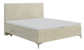 Łóżko boxspring z zagłówkiem bez przeszyć RIOS  Magic Velvet2201.