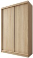 Szafa do salonu bez luster CLIN 120 cm Dąb Sonoma.