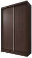 Szafa do salonu bez luster CLIN 120 cm  WENGE.
