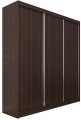 Szafa klasyczna gładka do sypialni CLIN 180cm WENGE.