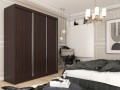 Szafa klasyczna gładka do sypilni CLIN 180cm WENGE.