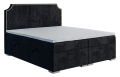 Łóżko boxspring w stylu barokowym z ćwiekami LUPI - Magic Velvet 2219.