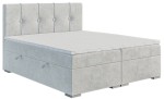 Łóżko boxspring z pikowanym zagłówkiem RULI