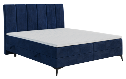 Łóżko kontynentalne z pojemnikami na pościel DERT Magic Velvet 2216.