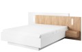 Łóżko małżeńskie biały mat TRIDE