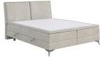 Łóżko boxspring na metalowych nogach LOLI