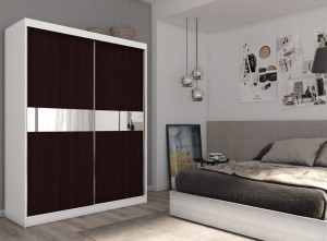 Szafa przesuwna z Lacobelem TIANA 160 cm