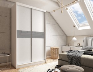 Szafa przesuwna dwudrzwiowa TIANA 120 cm 