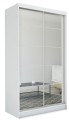 Szafa z lustrem ze szprosami 150 cm FLURIA.