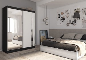 Szafa przesuwna z lustrem GRAJA 150 cm