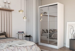 Szafa przesuwna z lustrem FLURIA 150 cm