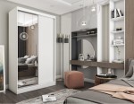 Szafa przesuwna z lustrem do salonu PATIA 120 cm