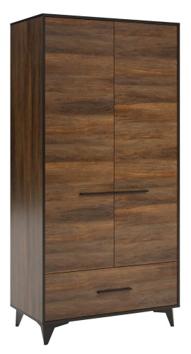 Szafa dzielona do salonu FRIDA s2d1s- SHIRIN WALNUT.