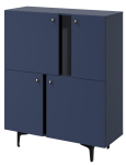 [ARCHIWUM] Wysoka komoda na metalowych nóżkach 127 cm COLOURS CS-01